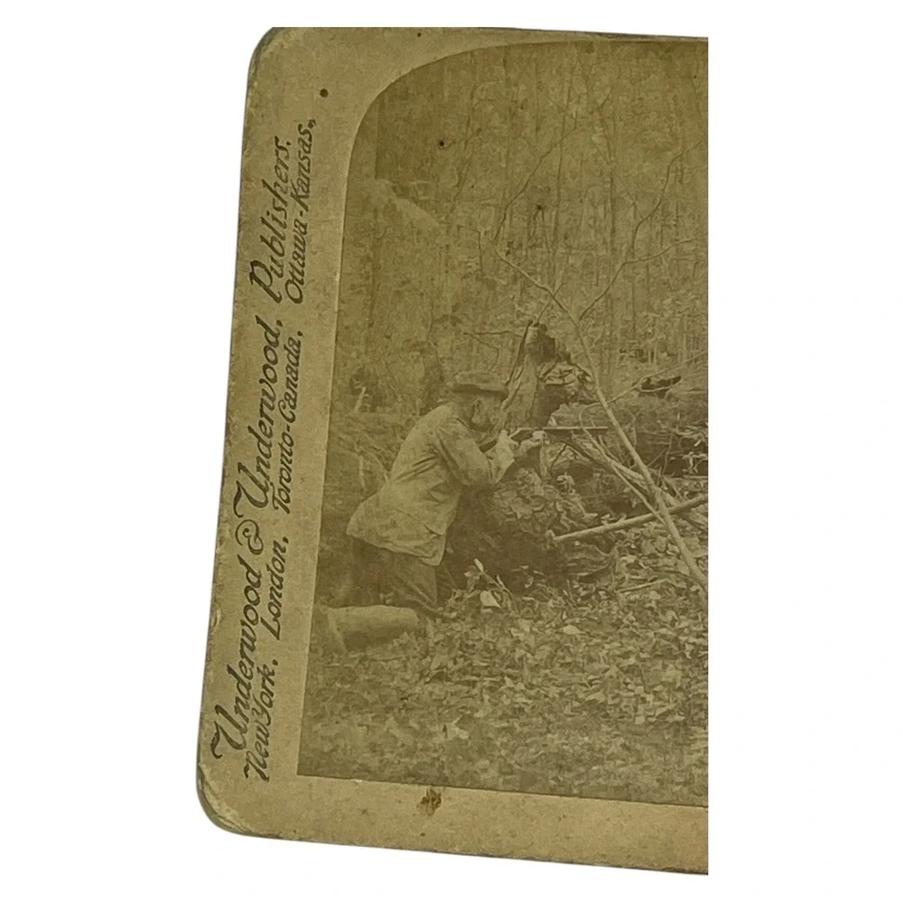 A Chance of a Lifetime‎ My Venison 1890 Hunting Stereoview Underwood